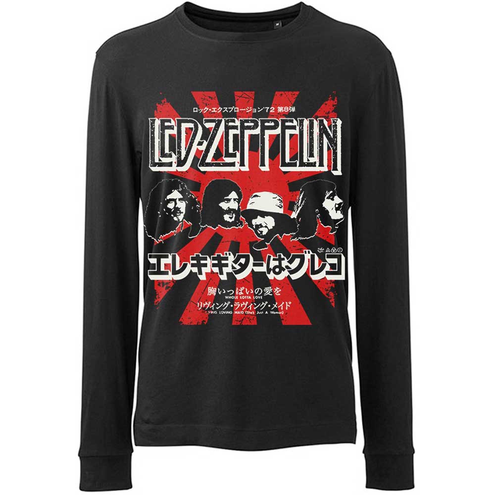 Image of Led Zeppelin Long Sleeves T-shirt - Burst Rock Off